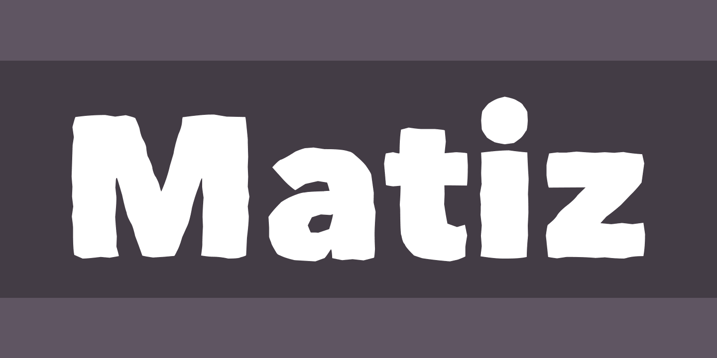 폰트 Matiz